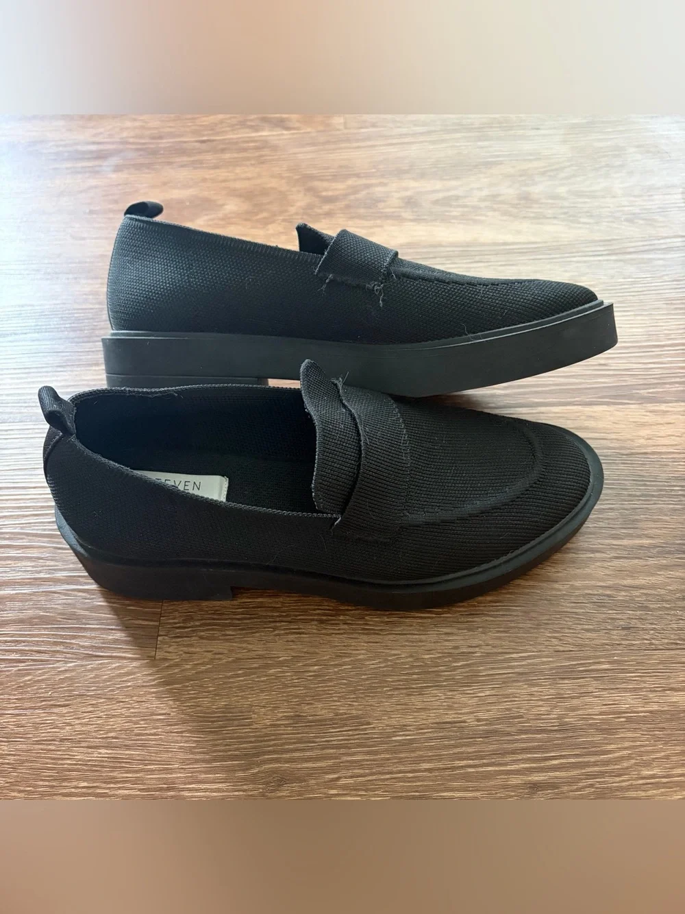 Steven New York Black Slip-On ladies Loafers Size 9.5